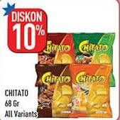 Promo Harga CHITATO Snack Potato Chips All Variants 68 gr - Hypermart