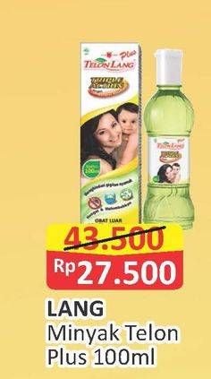 Promo Harga CAP LANG Minyak Telon Lang Plus 100 ml - Alfamart