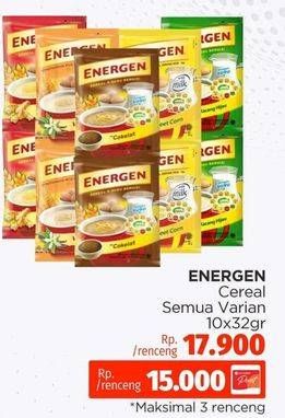 Promo Harga Energen Cereal Instant All Variants per 10 sachet 32 gr - Lotte Grosir