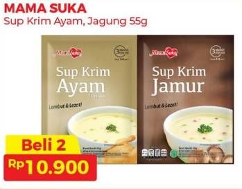 Promo Harga Mamasuka Sup Krim Ayam, Jagung 55 gr - Alfamart