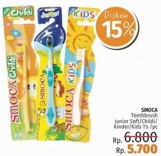 Promo Harga SMOCA Sikat Gigi Kids Kinder  - LotteMart
