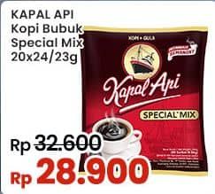Promo Harga Kapal Api Kopi Bubuk Special Mix per 20 sachet 24 gr - Indomaret
