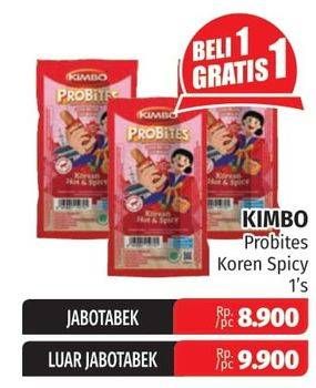 Promo Harga KIMBO Probites Korean Hot Spicy 1 pcs - Lotte Grosir