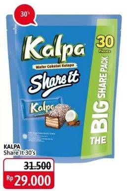 Promo Harga KALPA Wafer Cokelat Kelapa Share It per 10 pcs 9 gr - Alfamidi