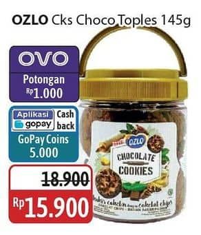 Promo Harga Ozlo Chocolate Cookies 145 gr - Alfamidi