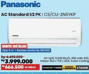 Promo Harga Panasonic CS/CU-ZN5YKP  - COURTS