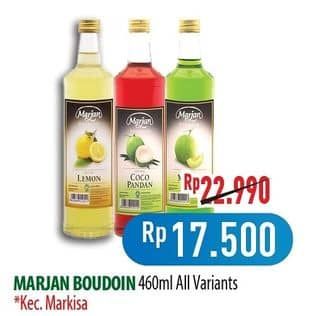 Promo Harga Marjan Syrup Boudoin Kecuali Markisa 460 ml - Hypermart