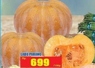 Promo Harga Labu Parang per 100 gr - Hari Hari