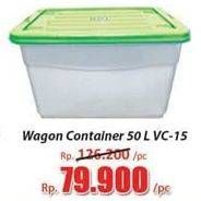 Promo Harga LION STAR Wagon Container VC-15 50000 ml - Hari Hari