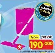Promo Harga Bolde Super Mop Maxima Assorted  - Superindo