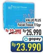 Promo Harga VALUE PLUS Facial Tissue 715 pcs - Hypermart