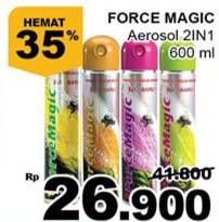 Promo Harga FORCE MAGIC Insektisida Spray 600 ml - Giant