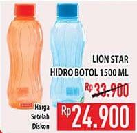 Promo Harga Lion Star Hydro Bottle 1500 ml - Hypermart