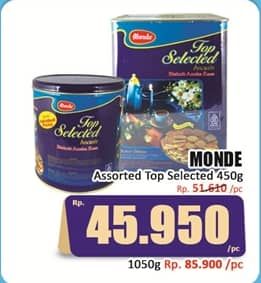 Promo Harga Monde Top Selected Biscuits 450 gr - Hari Hari