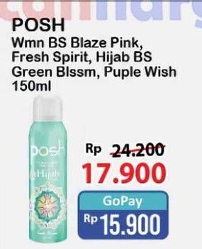 Promo Harga Posh Hijab Perfumed Body Spray/Posh Perfumed Body Spray  - Alfamart