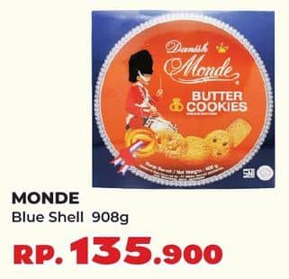 Promo Harga Monde Butter Cookies 908 gr - Yogya