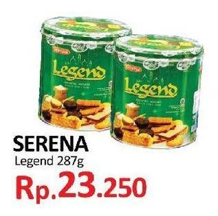 Promo Harga SERENA Biskuit Legend 287 gr - Yogya