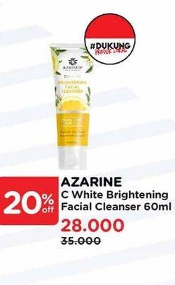 Promo Harga Azarine C White Brightening Facial Cleanser 60 ml - Watsons