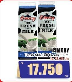 Promo Harga Cimory Fresh Milk Full Cream 950 ml - Hari Hari