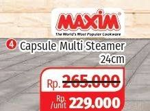Promo Harga MAXIM Steamer 24 cm Capsule  - Lotte Grosir