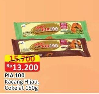 Promo Harga Snack It Kue Pia 100 Kacang Hijau, Cokelat 150 gr - Alfamart