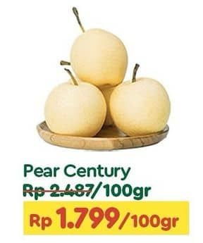 Promo Harga Pear Century per 100 gr - TIP TOP