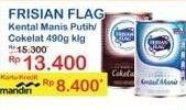 Promo Harga FRISIAN FLAG Susu Kental Manis Cokelat, Putih 490 gr - Indomaret