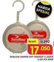 Promo Harga SWALLOW Naphthalene Anti Ngengat Jamur S-102  - Superindo