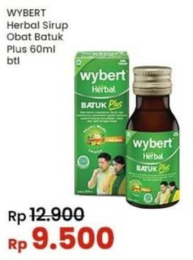 Promo Harga Wybert Obat Batuk Plus Herbal 60 ml - Indomaret