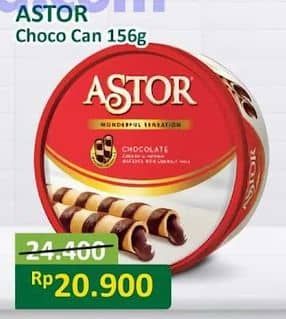 Promo Harga Astor Wafer Roll Kecuali Chocolate 156 gr - Alfamart