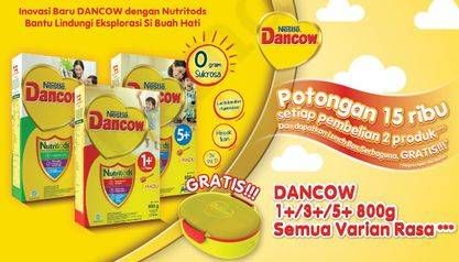 Promo Harga DANCOW Advanced Excelnutri+ 1+/3+/5+ All Variants per 2 box 800 gr - Carrefour