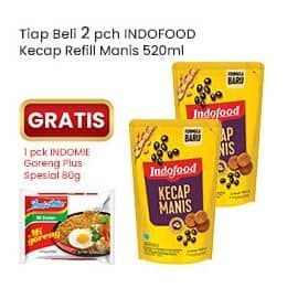 Promo Harga Indofood Kecap Manis 520 ml - Indomaret