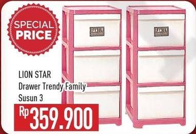 Promo Harga LION STAR Trendy Family Container  - Hypermart