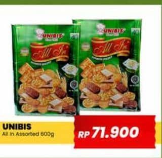 Promo Harga Unibis All In Biskuit Beraneka Rasa 700 gr - Yogya