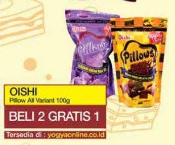 Promo Harga Oishi Pillows All Variants 110 gr - Yogya