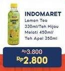 Promo Harga Indomaret Minuman Teh Lemon, Hijau Melati, Apel 330 ml - Indomaret