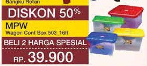 Promo Harga MPW Wagon Container 503 per 2 box - Yogya