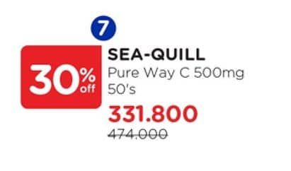 Promo Harga Sea Quill Pure Way C 500 50 pcs - Watsons
