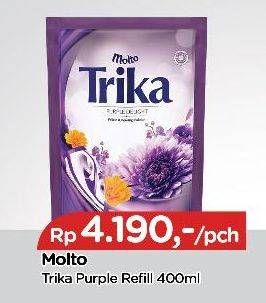 Promo Harga MOLTO Trika Purple 400 ml - TIP TOP