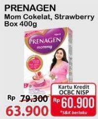 Promo Harga Prenagen Mommy Velvety Chocolate, Lovely Strawberry 400 gr - Alfamart