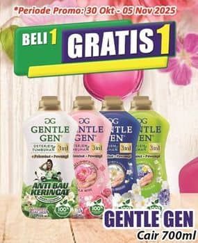 Promo Harga Gentle Gen Deterjen 700 ml - Hari Hari