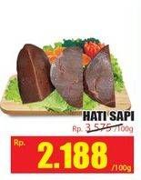 Promo Harga Beef Liver (Hati Sapi) per 100 gr - Hari Hari