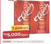 Promo Harga Sosro Teh Botol Original 330 ml - Alfamart
