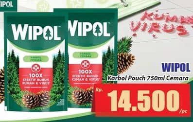 Promo Harga Wipol Karbol Wangi Cemara 750 ml - Hari Hari