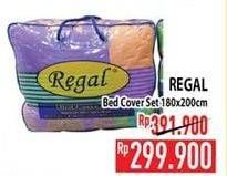 Promo Harga REGAL Bed Cover 180x200cm  - Hypermart