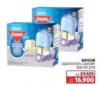 Promo Harga Baygon Liquid Electric Lavender 22 ml - Lotte Grosir