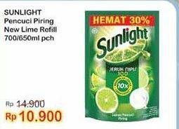 Promo Harga Sunlight Pencuci Piring Jeruk Nipis 100 650 ml - Indomaret