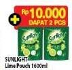 Promo Harga SUNLIGHT Pencuci Piring Lime 1600 ml - Hypermart