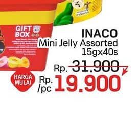 Promo Harga Inaco Mini Jelly per 40 cup 15 gr - LotteMart