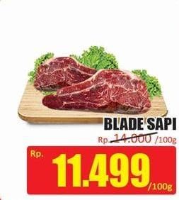 Promo Harga Daging Blade per 100 gr - Hari Hari